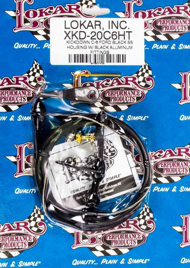 Black Kickdown Kit Ford C6 Automatic Transmission Kickdowns Lokar