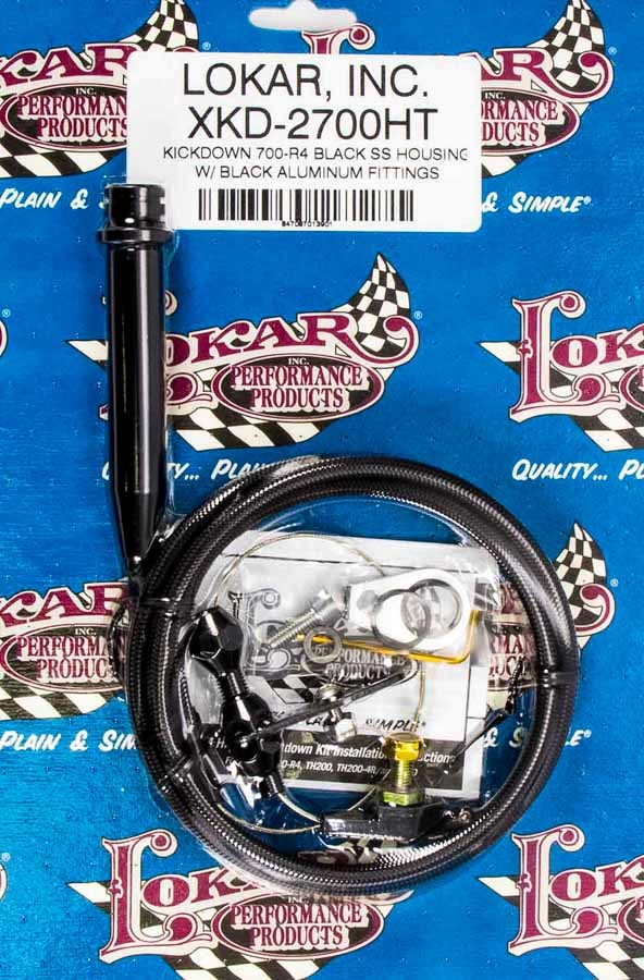 Black Kickdown Kit GM 700R4 Automatic Transmission Kickdowns Lokar
