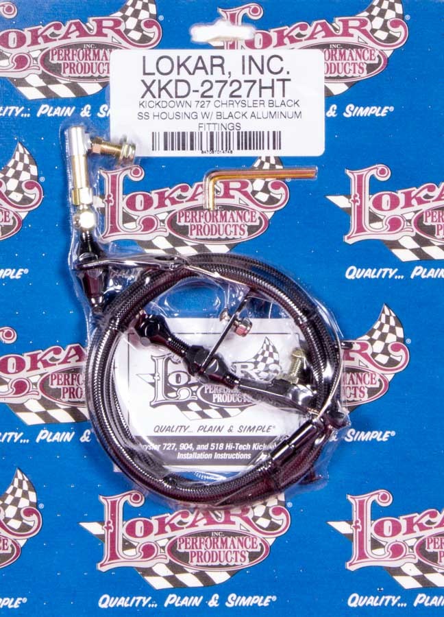 Black Kickdown Kit Mopar 727 Automatic Transmission Kickdowns Lokar
