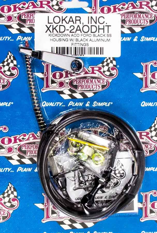 Black Kickdown Kit Ford AOD Automatic Transmission Kickdowns Lokar