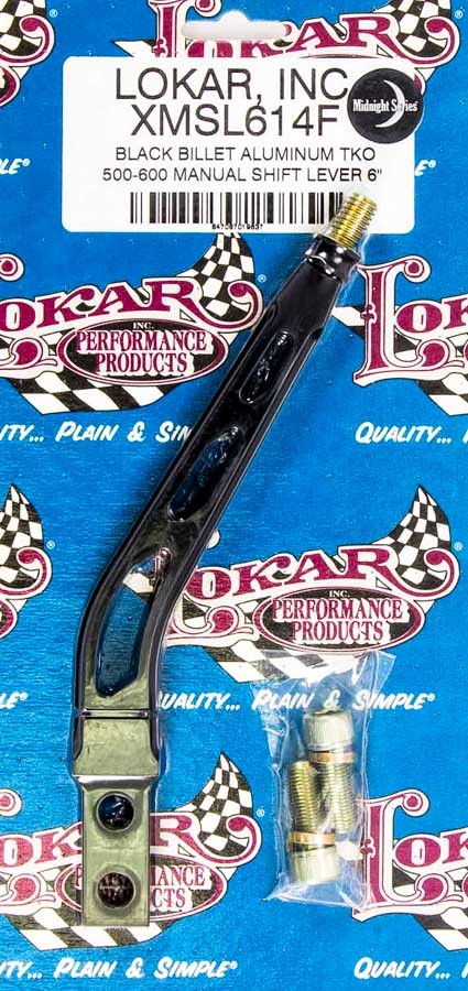 Shift Lever TKO 500-600 Aluminum 6in Black Shifter Sticks Lokar