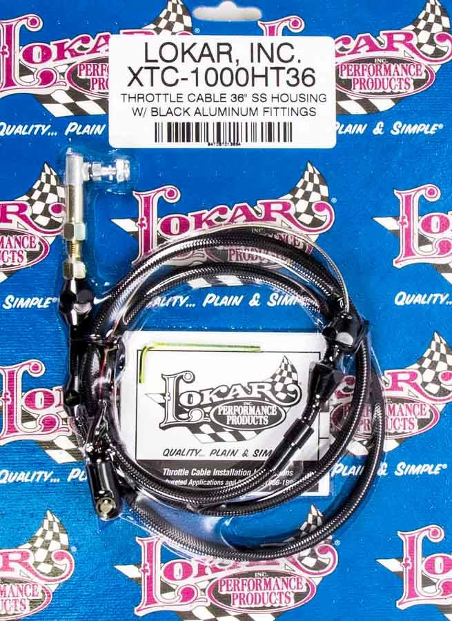 Throttle Cable Black 36in Throttle Cables Lokar