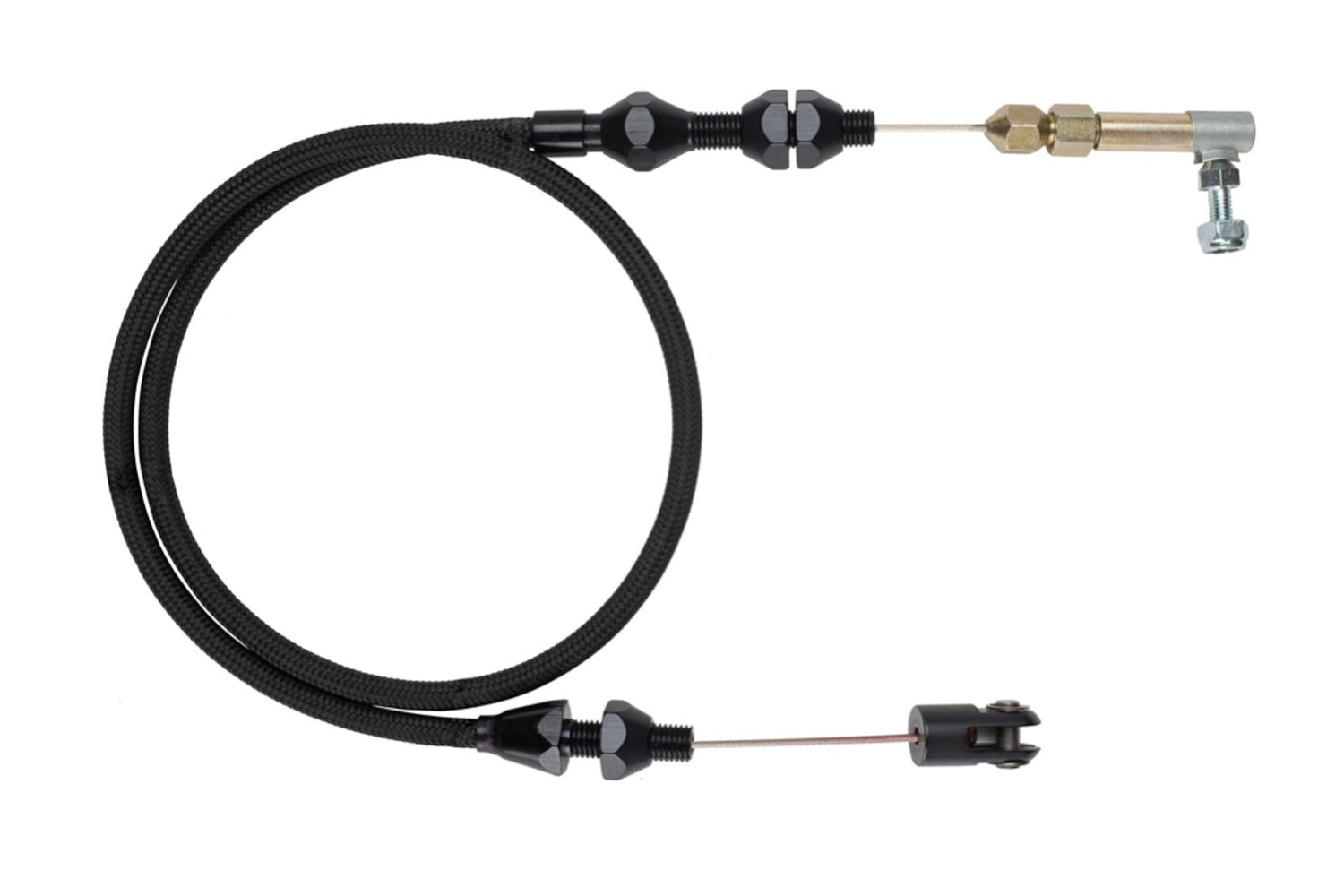 THROTTLE CABLE MOD 4.6 5.4 V8 24in BLACK SS HOU Throttle Cables Lokar