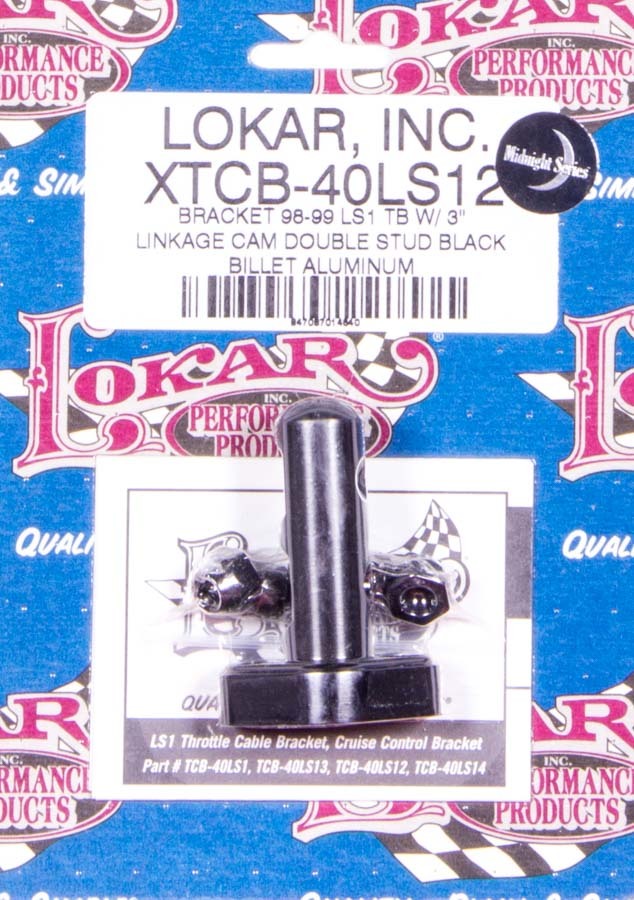 LS1 Throtle Cable Brackt Black Throttle Brackets Lokar