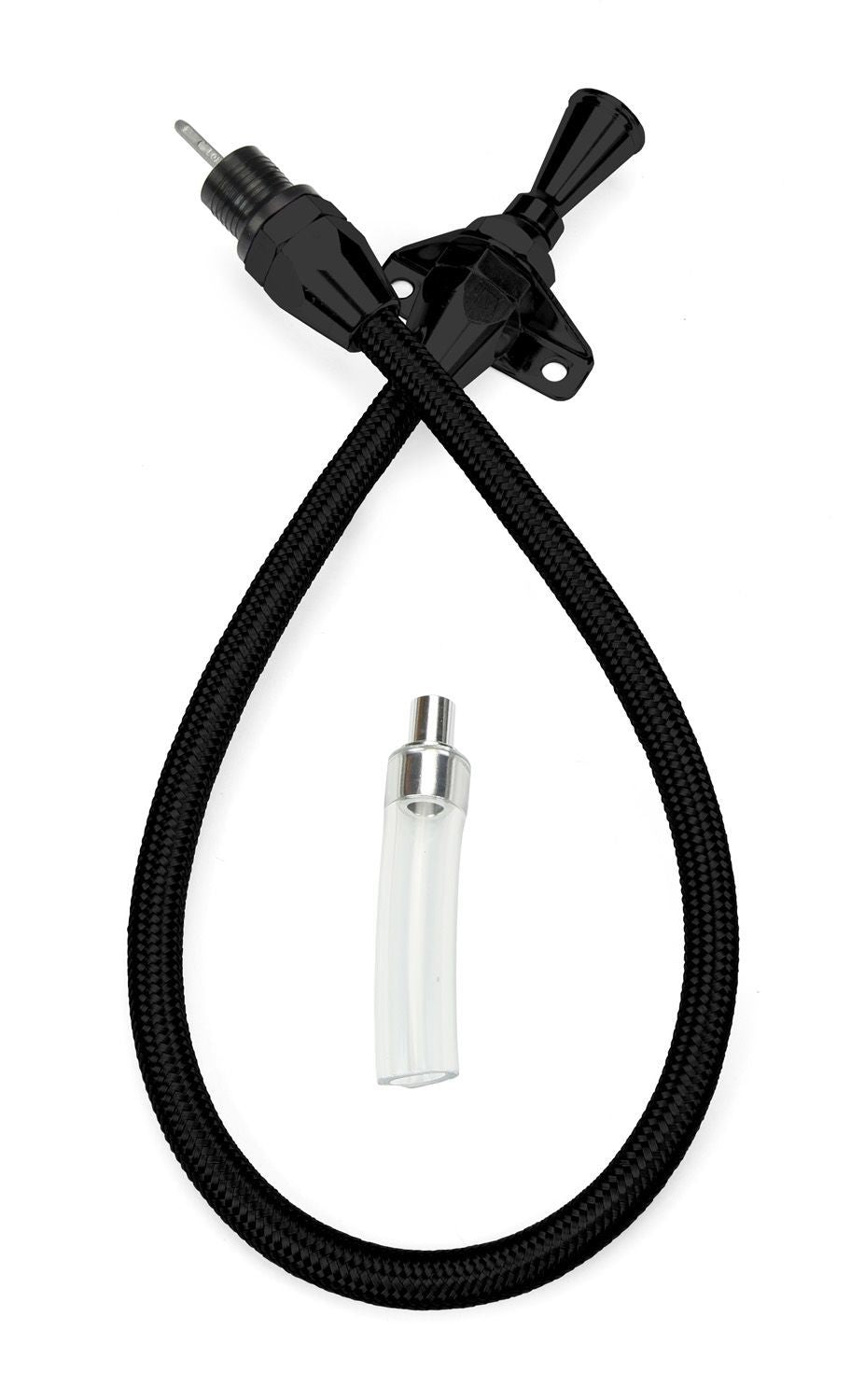 Trans Dipstick 36in Flex Black Stainless Automatic Transmission Dipsticks Lokar