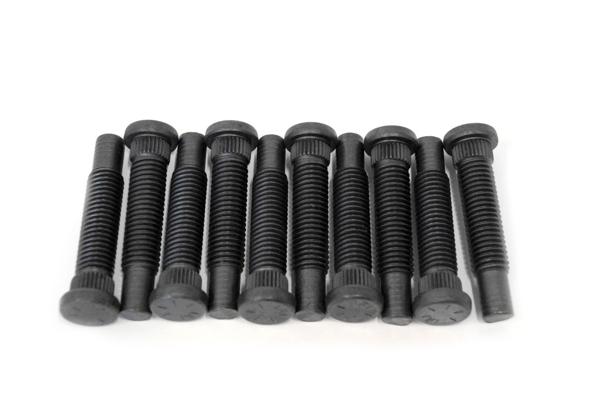 5/8in-11 x 2.5in Wheel Stud Kit .685 Knurl 10pk Wheel Stud Moser Engineering