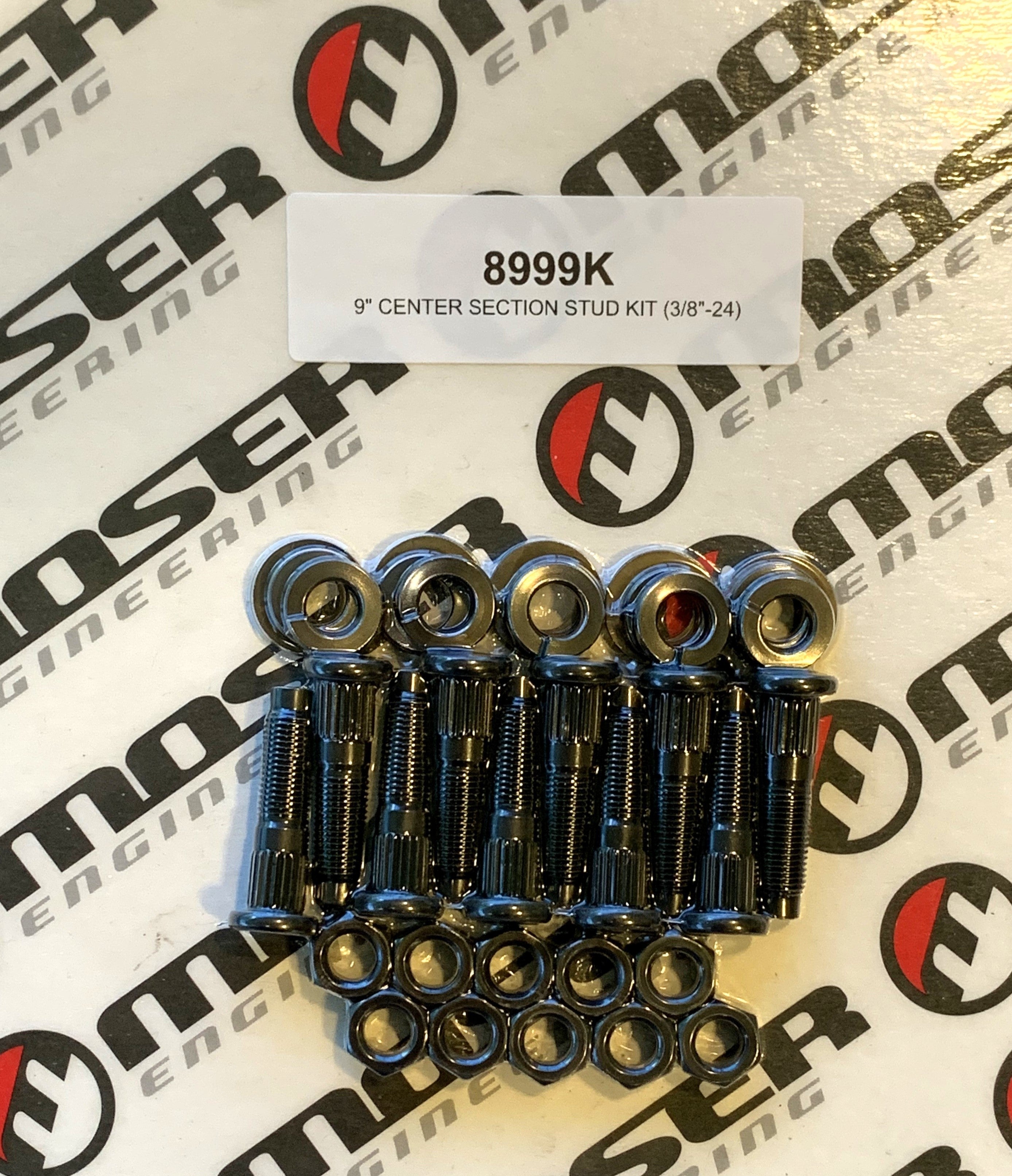 3/8-24 Ford 9in Center Section Stud Kit Rear End Housing Fastener Kits Moser Engineering