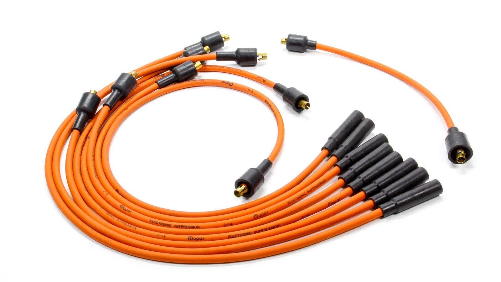 Spark Plug Wire Set 340 Orange Spark Plug Wires Mopar
