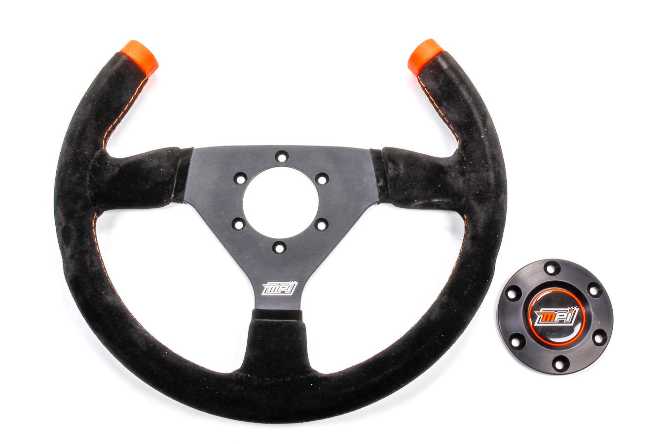 12.75 6-Bolt LW Aluminum Wheel Suede Ergo Grip Steering Wheels and Components MPI