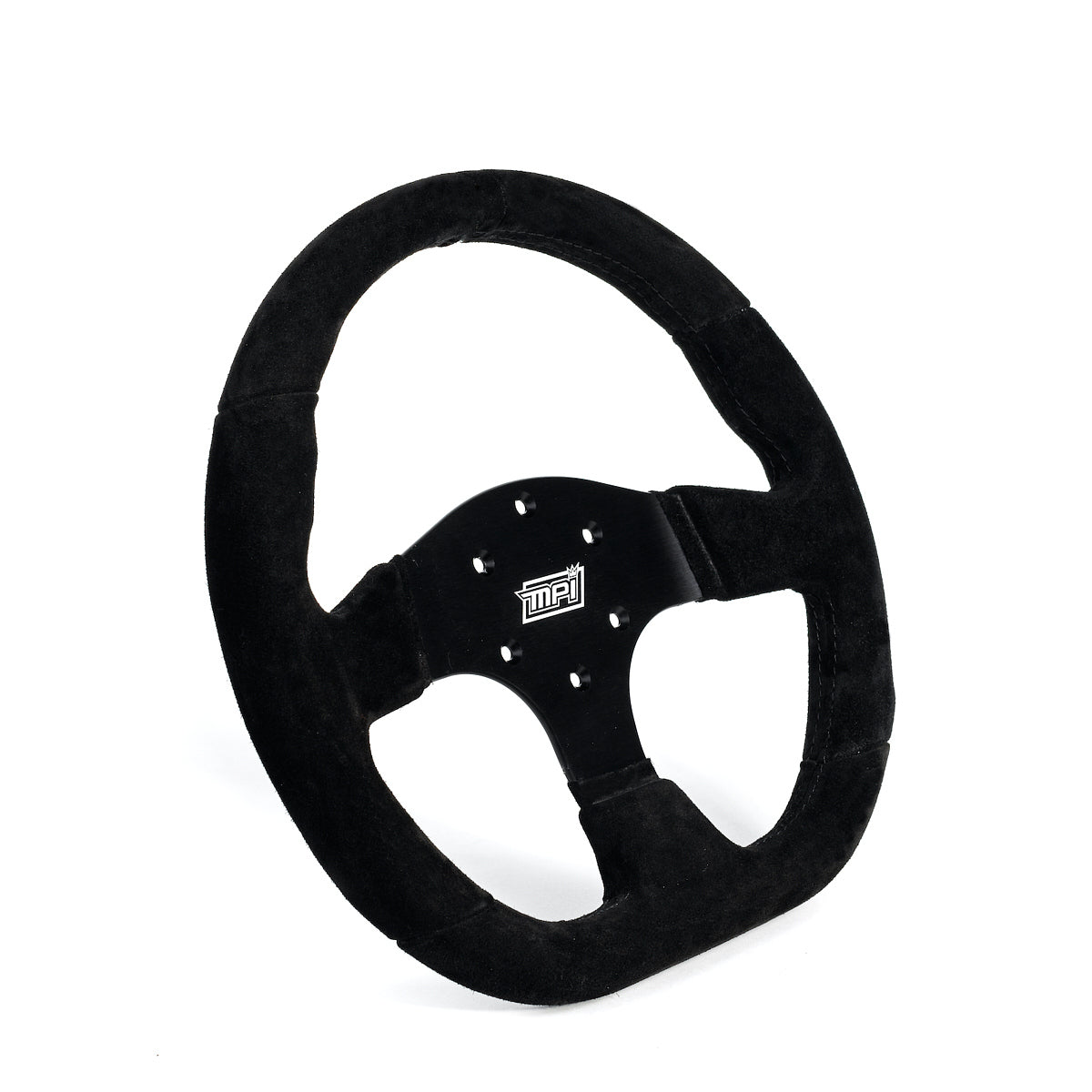 Touring Steering Wheel 13in Full Black D Shaped Steering Wheels and Components MPI