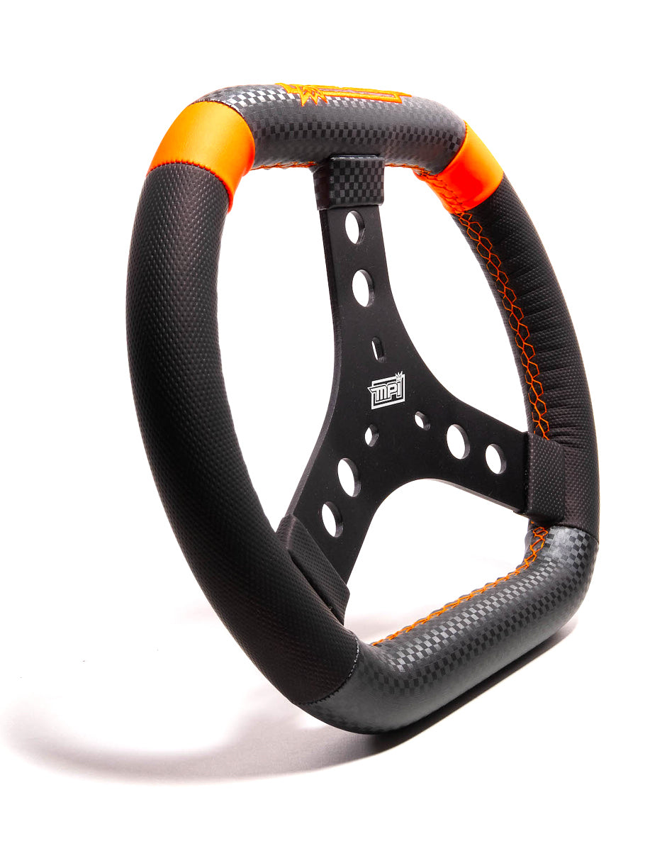 11.75 in 3-Bolt Aluminum Oval Wheel High Grip Steering Wheels and Components MPI