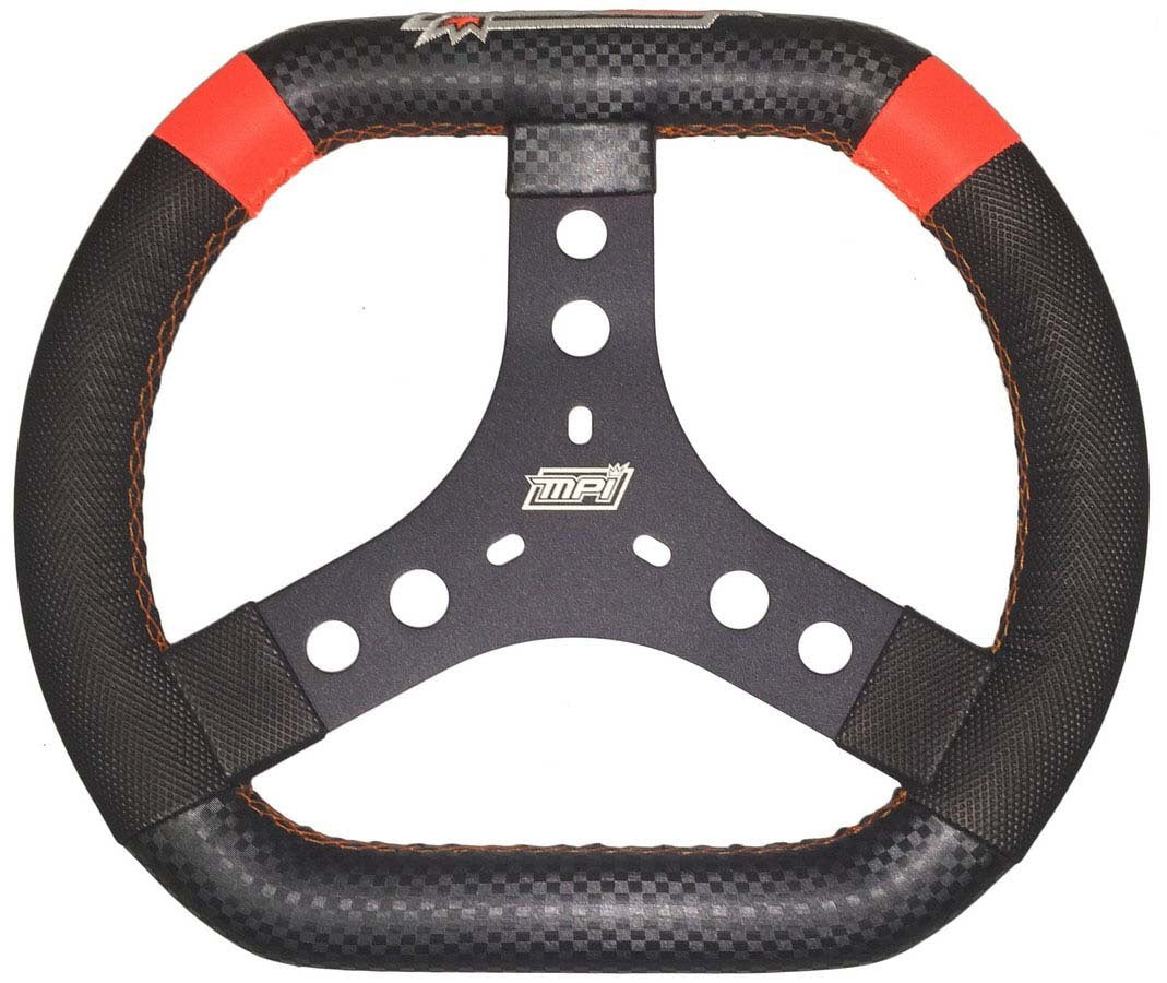 12.75 in 3-Bolt Aluminum Oval Wheel High Grip Steering Wheels and Components MPI