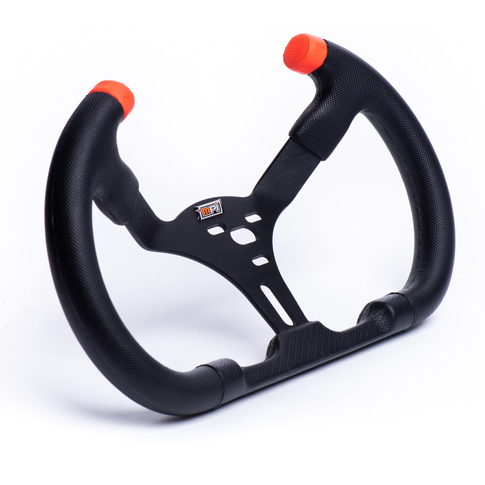 Tilted Flat Kart Wheel 13in With Open Top ALum Steering Wheels and Components MPI