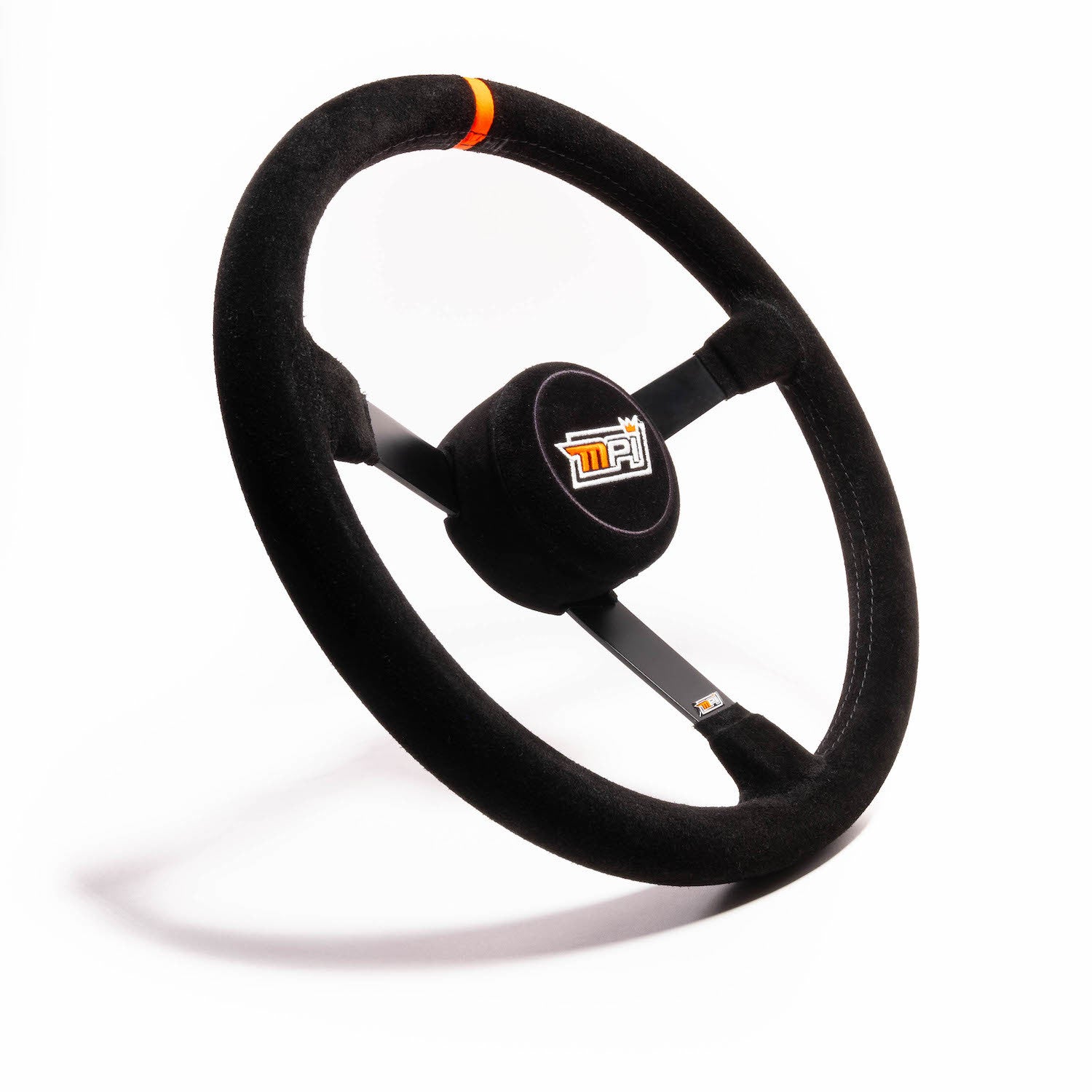 14in 3-Bolt LW Steel Whe el Suede Steering Wheels and Components MPI