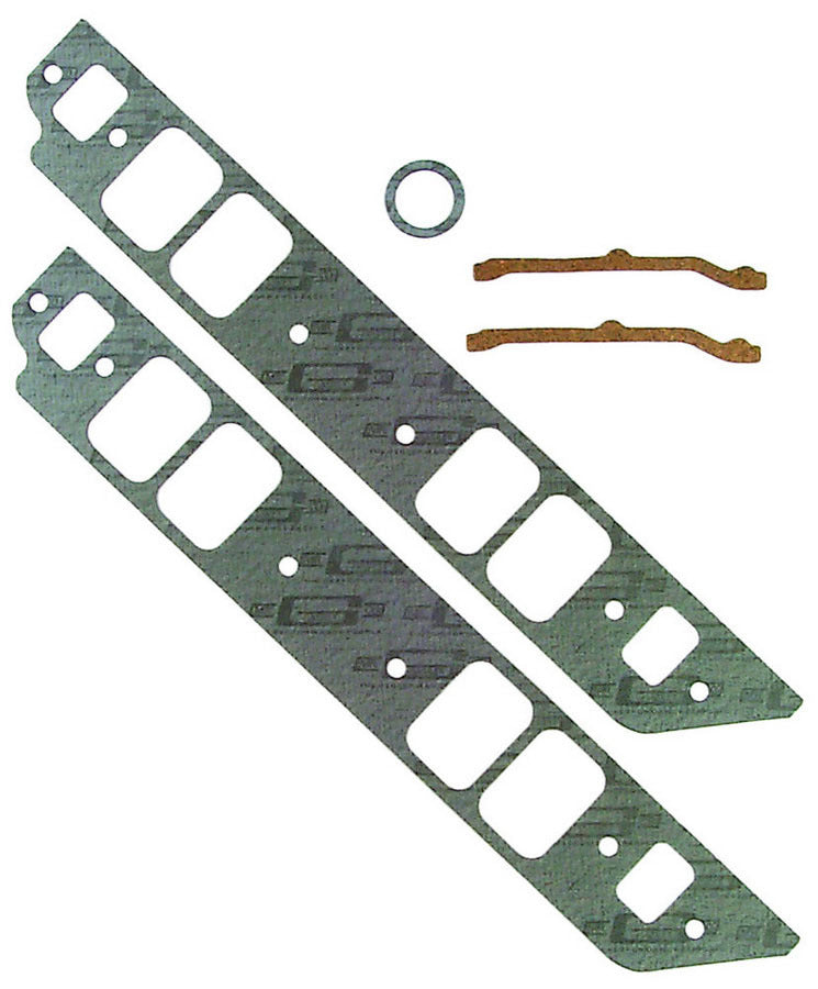 BBC 1/16in Intake Gasket No Center Bolt Hole Intake Manifold Gaskets Mr Gasket