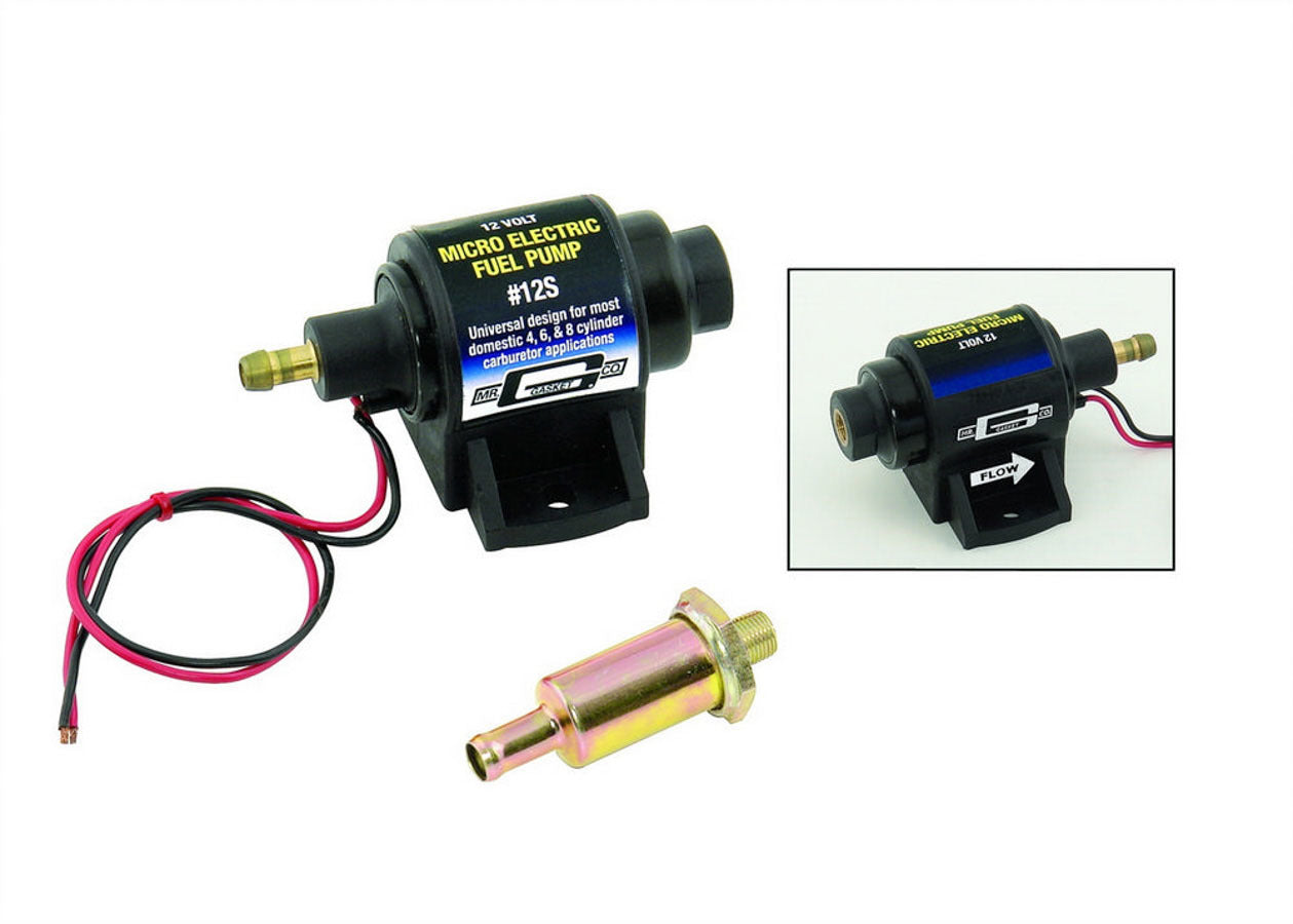 Universal Electric Fuel Pump 4-7psi 35gph Fuel Pumps Mr Gasket