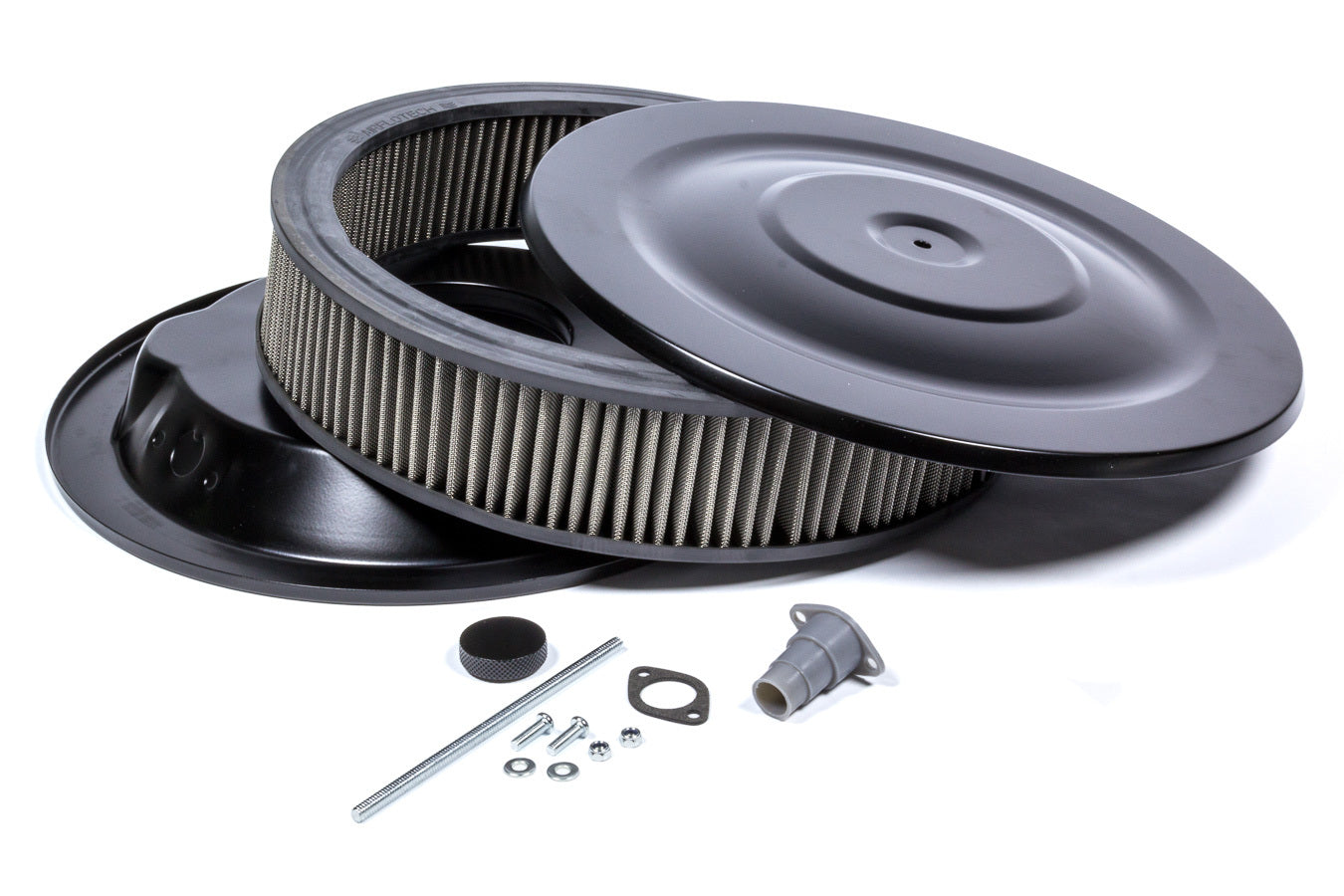 Easy Flow Air Cleaner 14 x 3 Flat Black Air Cleaner Assemblies and Air Intake Kits Mr Gasket