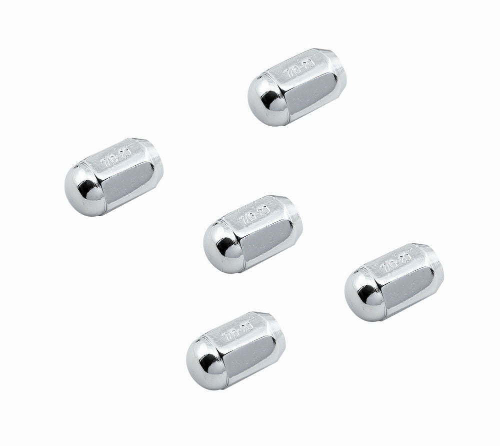 Chrome Acorn Nuts 7/16 Wheel Lug Nuts Mr Gasket