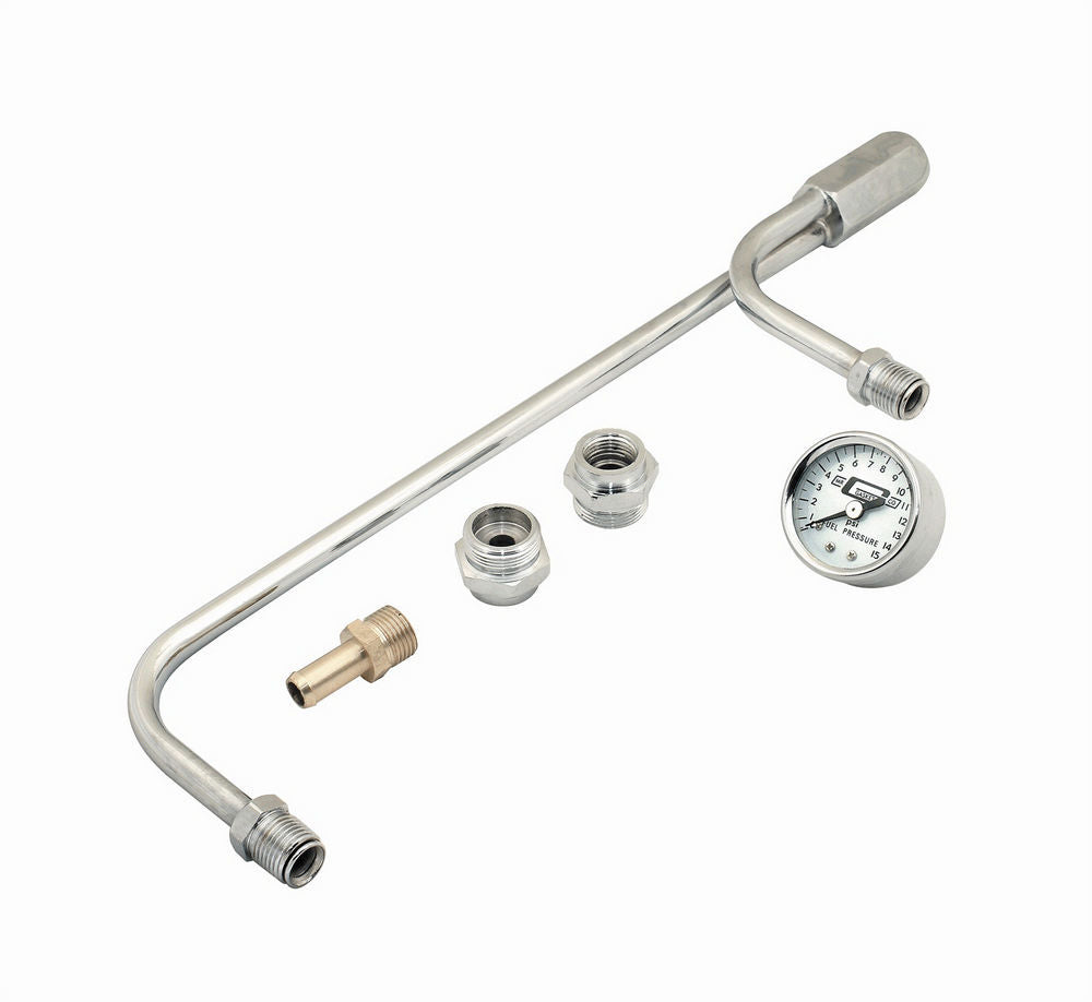 9-5/16in. Fuel Line W/Gauge Carburetor Fuel Lines/Logs Mr Gasket