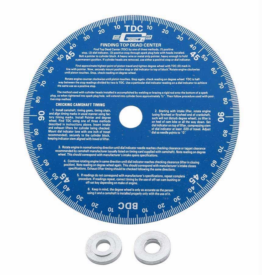 Universal Degree Wheel 7 inch Camshaft Degree Kits And Components Mr Gasket