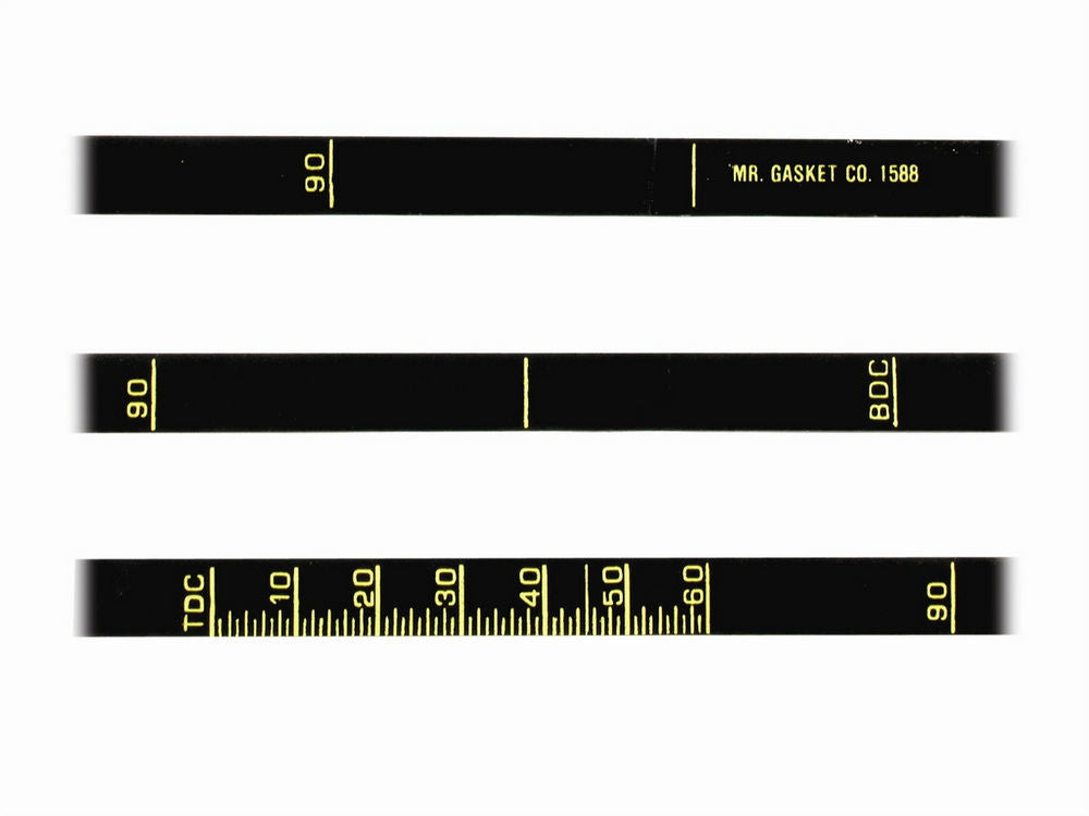 Sbc 6-3/4in Timing Tape Timing Tape Mr Gasket
