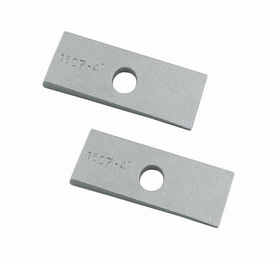 Leaf Spring Shims 1pr 4 Degree Pinion Angle Shims Mr Gasket