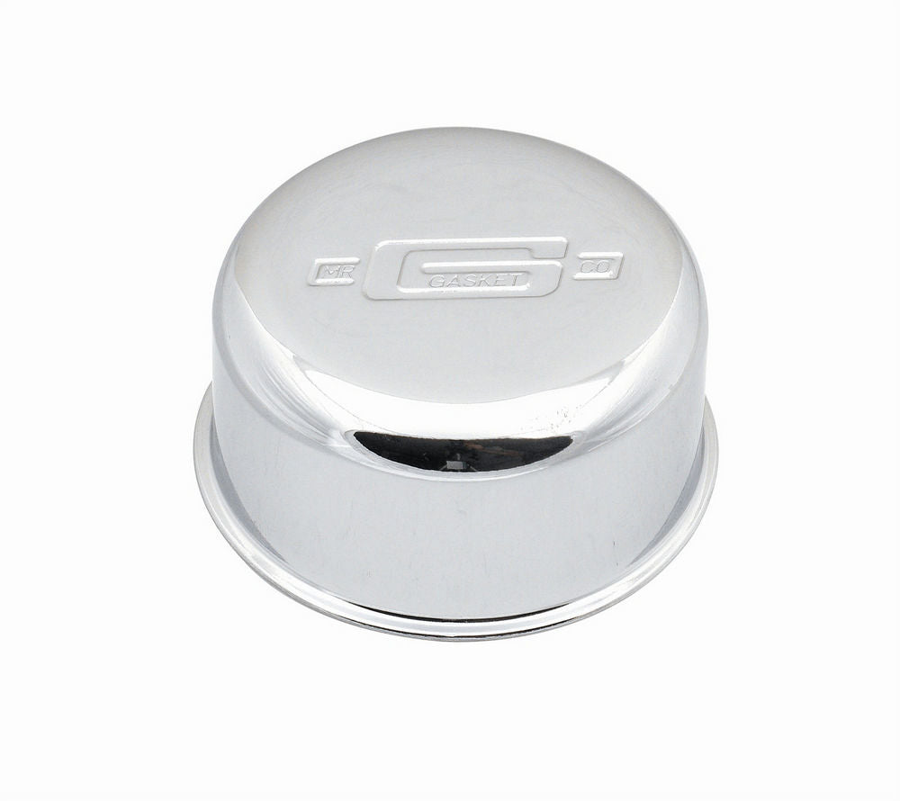 Chrome Breather Push-On Valve Cover Breathers and Components Mr Gasket