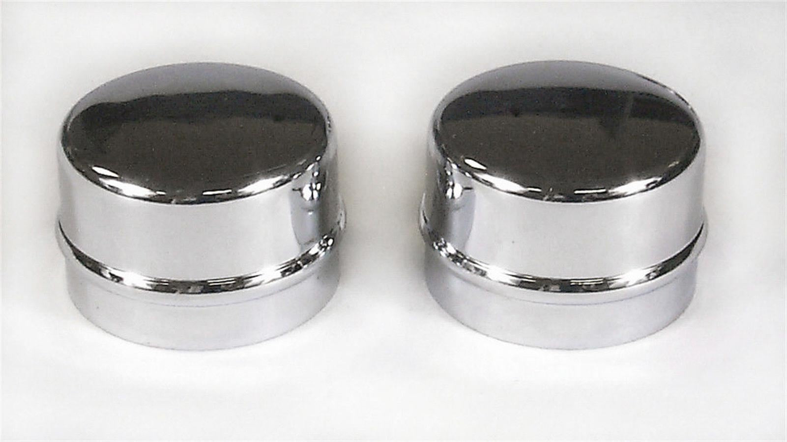 Chrome Dust Caps Wheel Hub and Drive Flange Dust Covers Mr Gasket