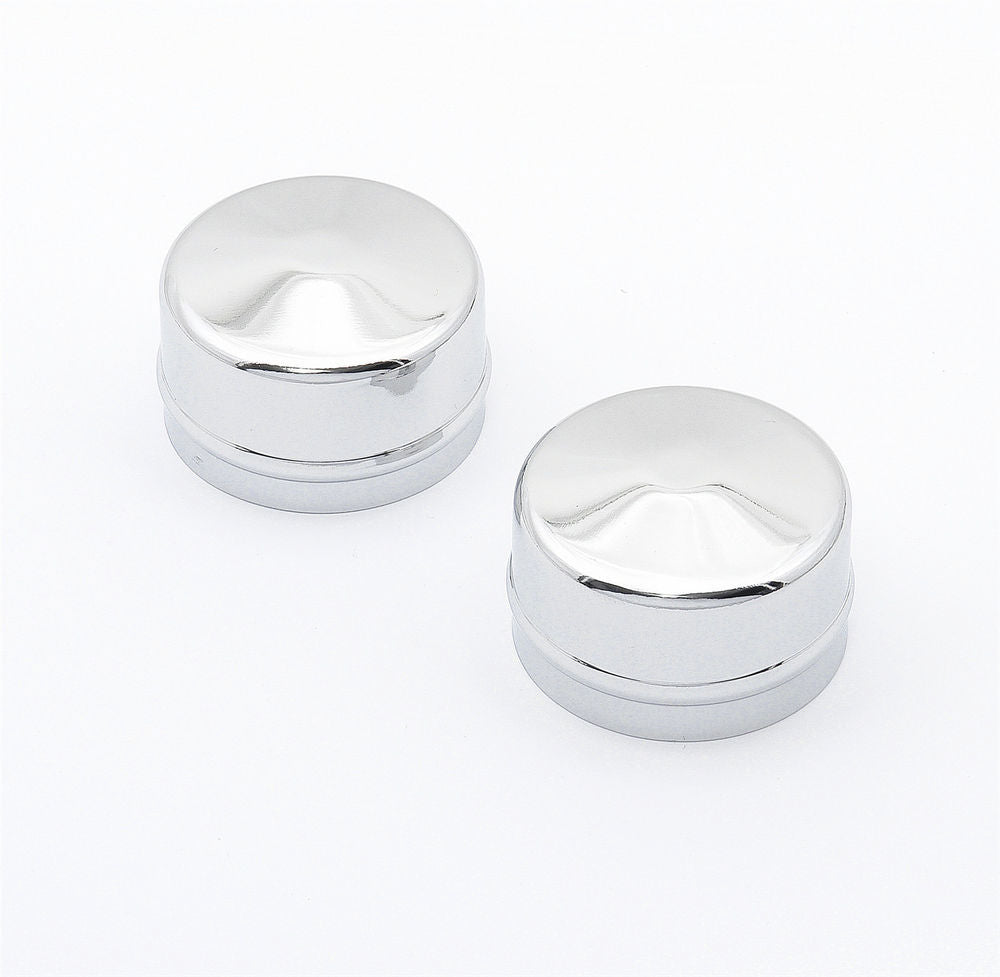 Chrome Dust Caps Wheel Hub and Drive Flange Dust Covers Mr Gasket
