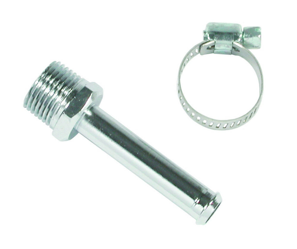 3/8inNPT Chrome Hose Fitting To 3/8in Hose AN-NPT Fittings and Components Mr Gasket
