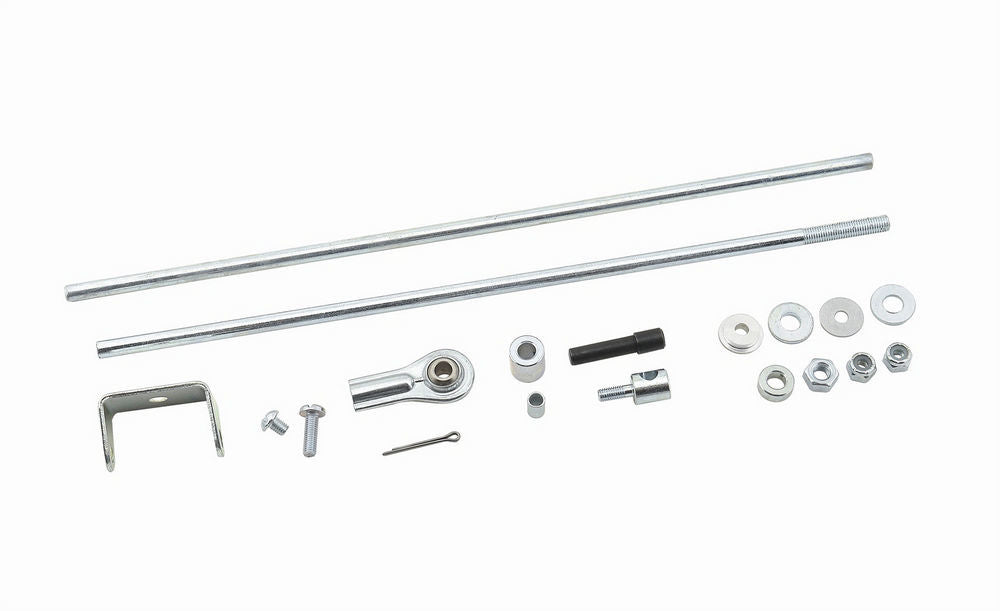 Univ. Dual Carb Linkage Throttle Linkage and Components Mr Gasket