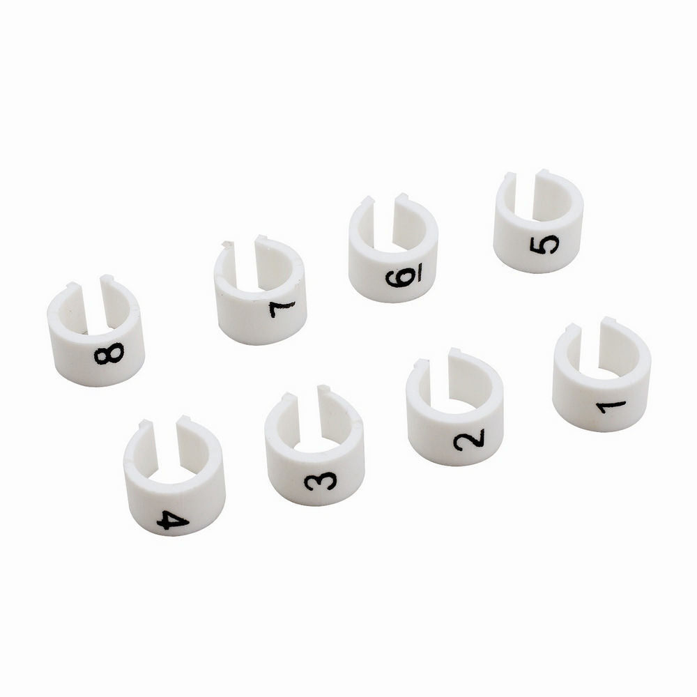 8mm Ign. Wire Markers Spark Plug Wire Markers Mr Gasket