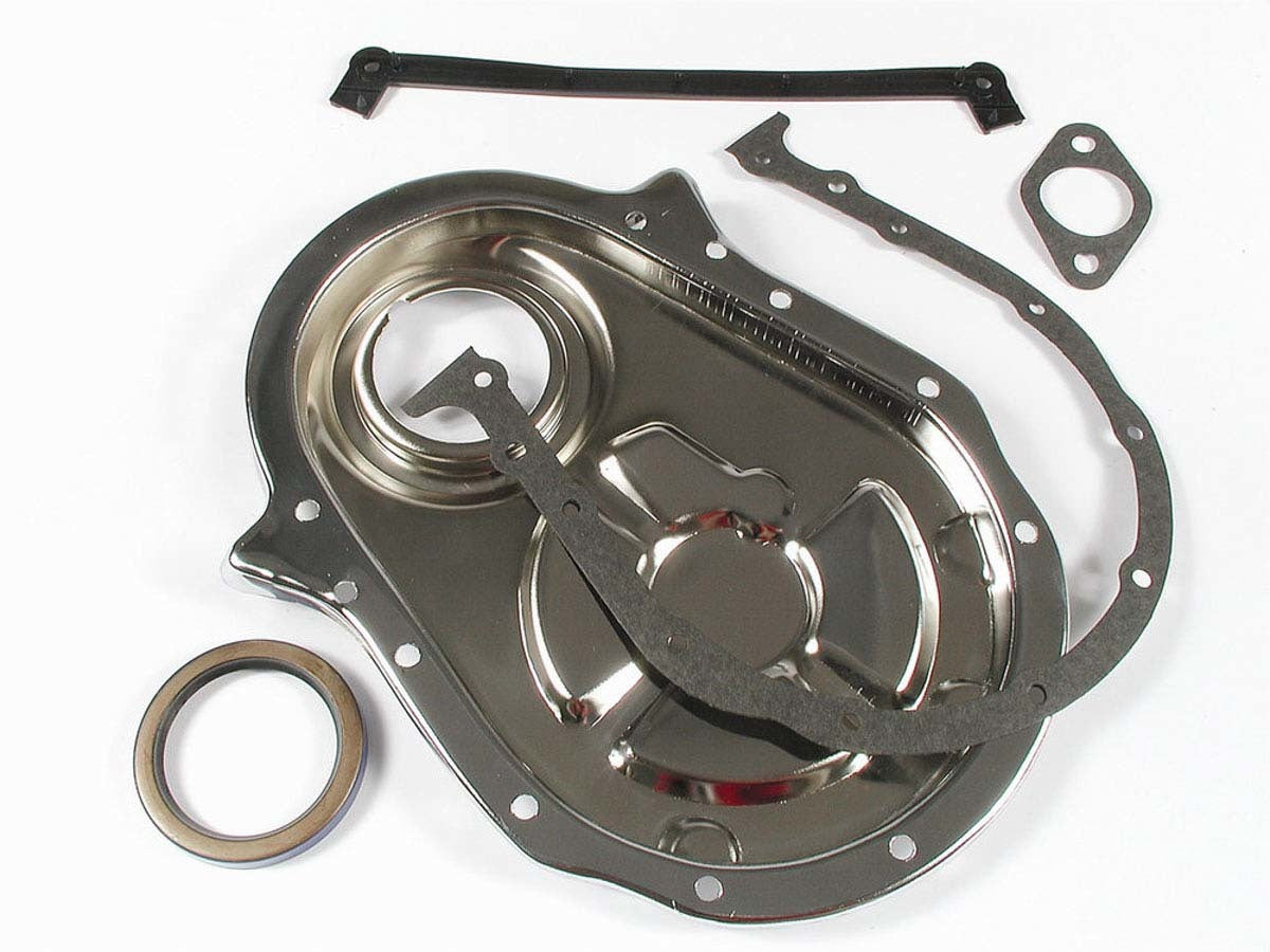 Bb Chevy Chrm. Tmg. Cvr. Timing Covers Mr Gasket