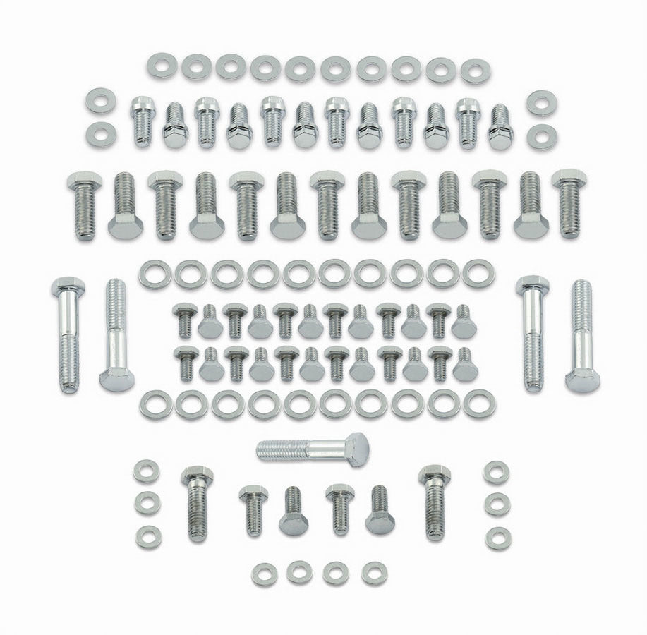 Deluxe Chrome Hardware K Engine Fastener Kits Mr Gasket