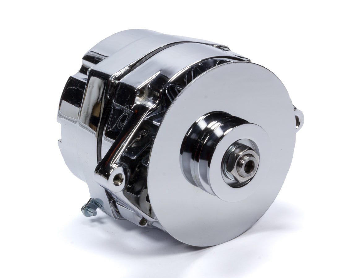 Alternator GM 140 amp V-Belt Chrome Alternators/Generators and Components Mr Gasket