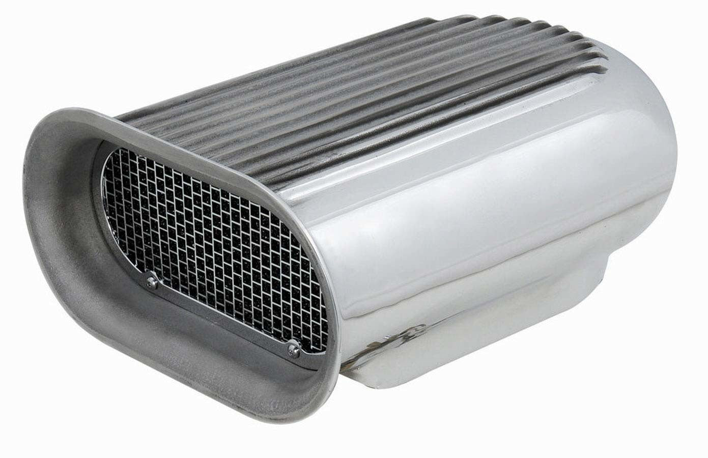 Hilborn Air Scoop Single Polished Air Cleaner Assemblies and Air Intake Kits Mr Gasket