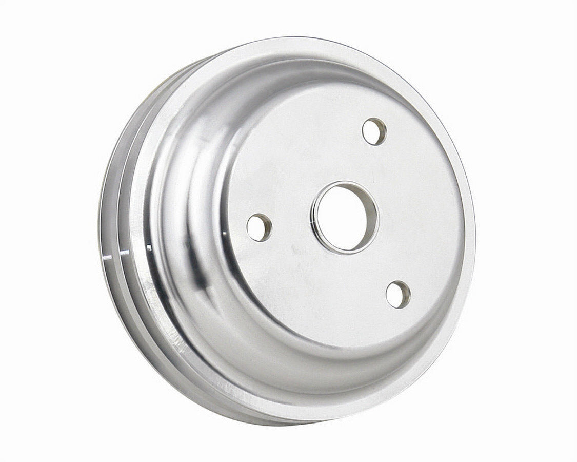 SBC Aluminum Pulley Double Groove Lwp Crankshaft Pulleys Mr Gasket