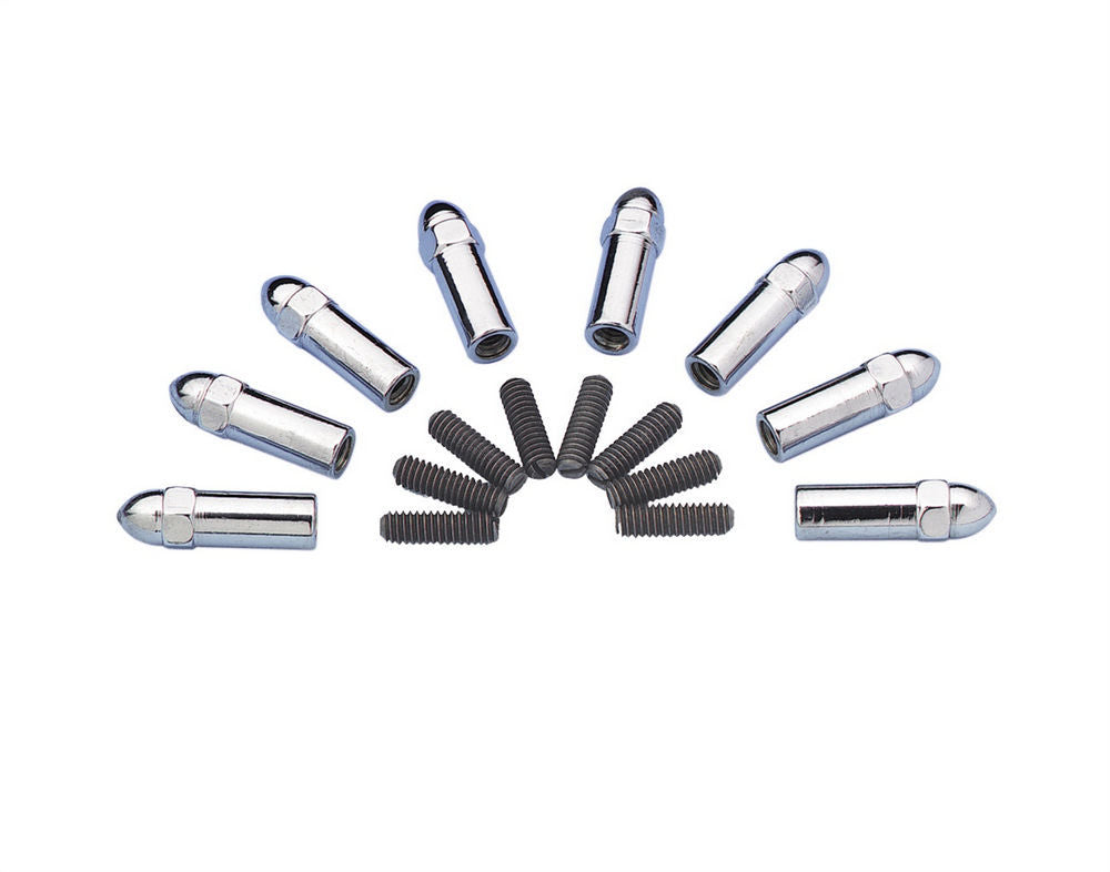 Chrm Valv Cvr Acorn Nuts Valve Cover Fastener Kits Mr Gasket