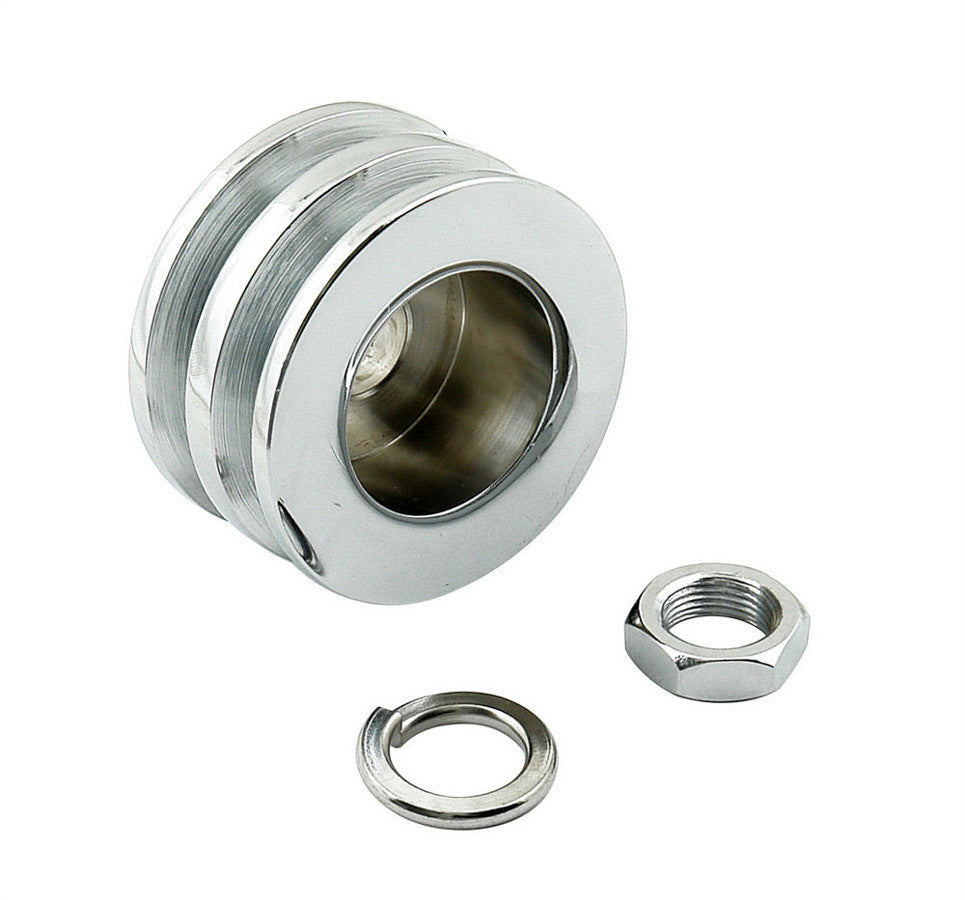 Chrome Gm Dbl Alt Pulley Alternator Pulleys Mr Gasket