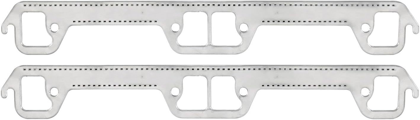 Alum. Exhaust Gasket Set AMC w/Dog Leg Port Exhaust Header/Manifold Gaskets Mr Gasket