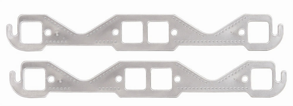 Alum SBC Exhaust Gasket Square Port Exhaust Header/Manifold Gaskets Mr Gasket
