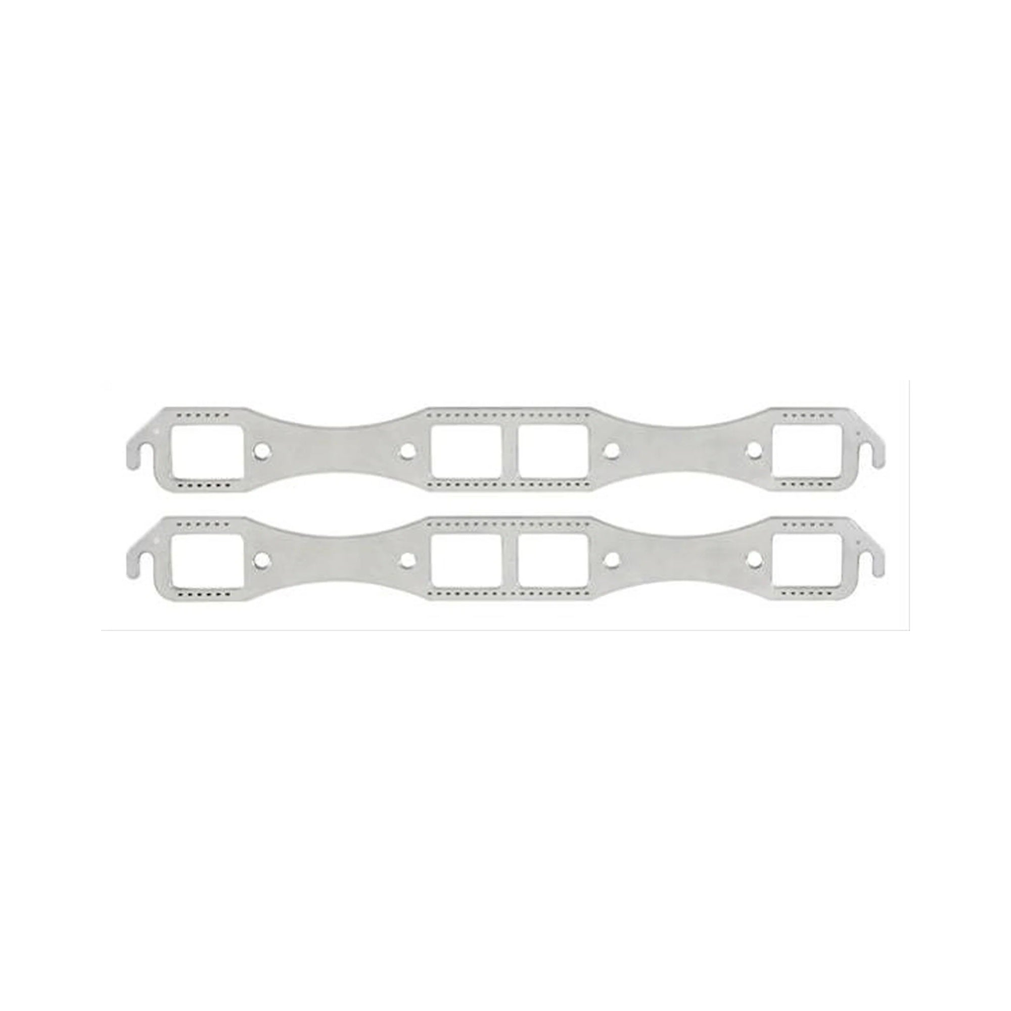 Alum. Exhaust Gasket Set BBM w/Rect. Ports Exhaust Header/Manifold Gaskets Mr Gasket