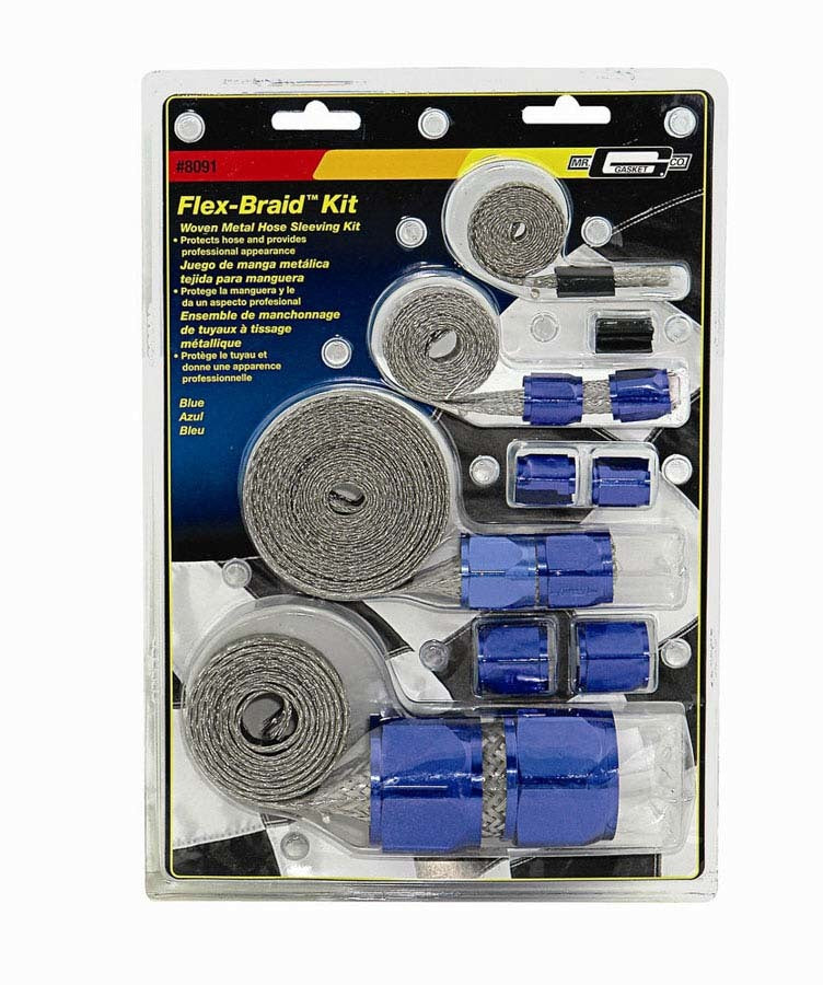 Braided Hose Sleeve Kit Exhaust, Mufflers & Tips Mr Gasket