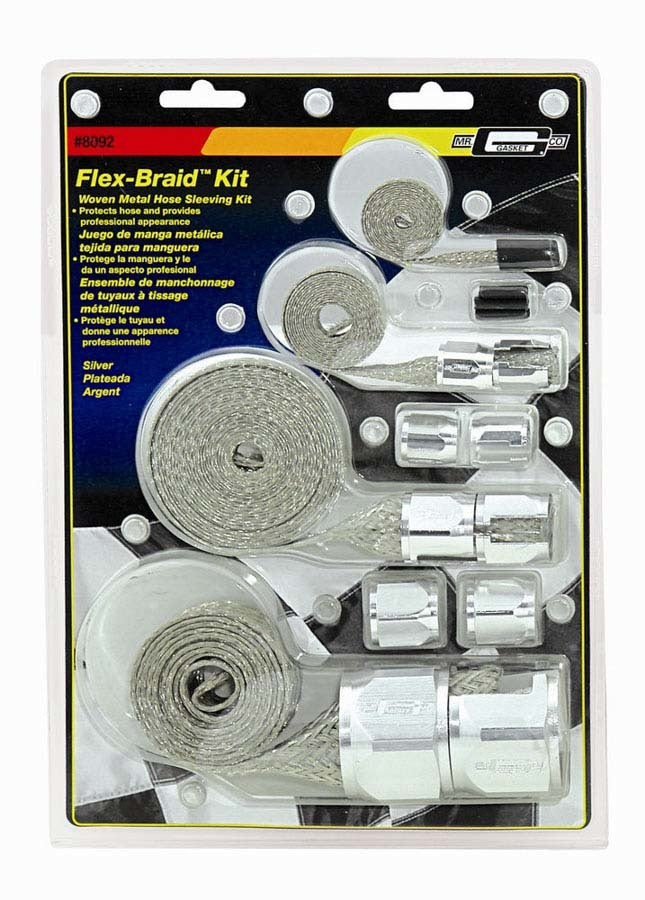 Braided Hose Sleeve Kit Exhaust, Mufflers & Tips Mr Gasket