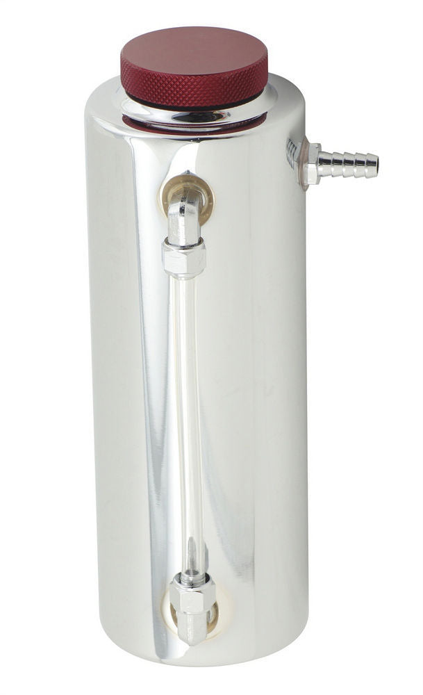 Radiator Fluid Reservoir 24oz Polished Aluminum Overflow Tanks/Catch Cans and Components Mr Gasket