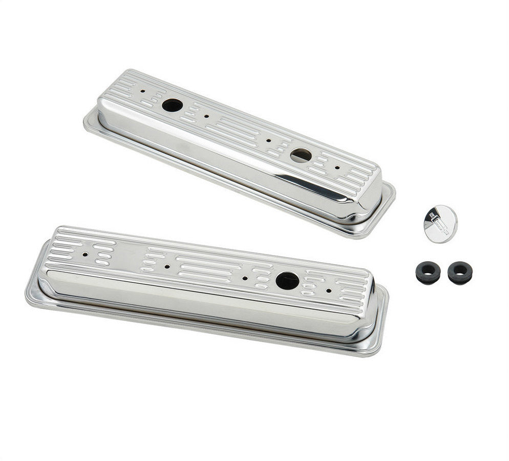 87-up SBC Valve Covers Valve Covers Mr Gasket