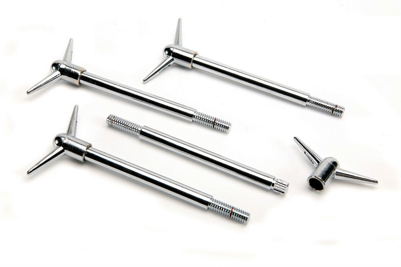 Chrome Y Wing Bolts Valve Cover Fastener Kits Mr Gasket