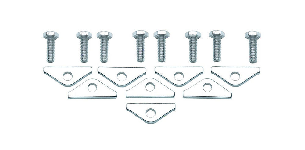 Chrome V/C Bolts & Tabs Valve Cover Fastener Kits Mr Gasket
