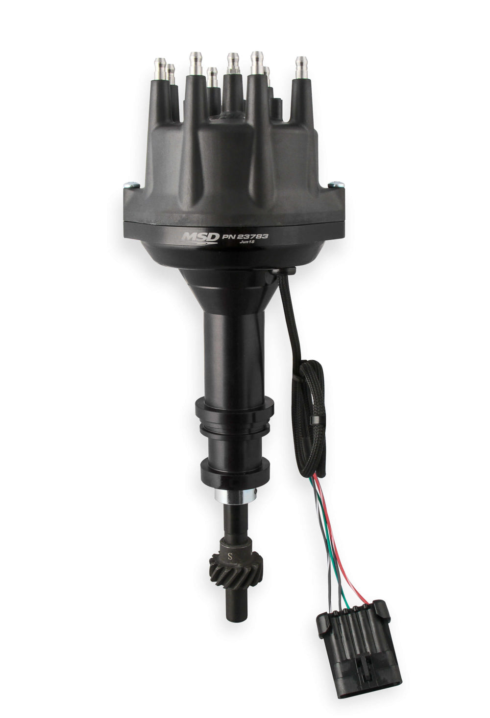 Dist. Black Dual Sync Ford 351W Distributors MSD