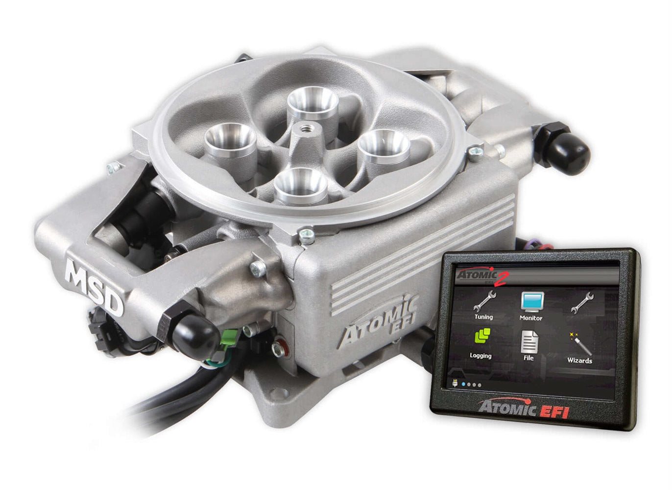 Atomic 2 EFI TBI Kit Electronic Fuel Injection Systems MSD